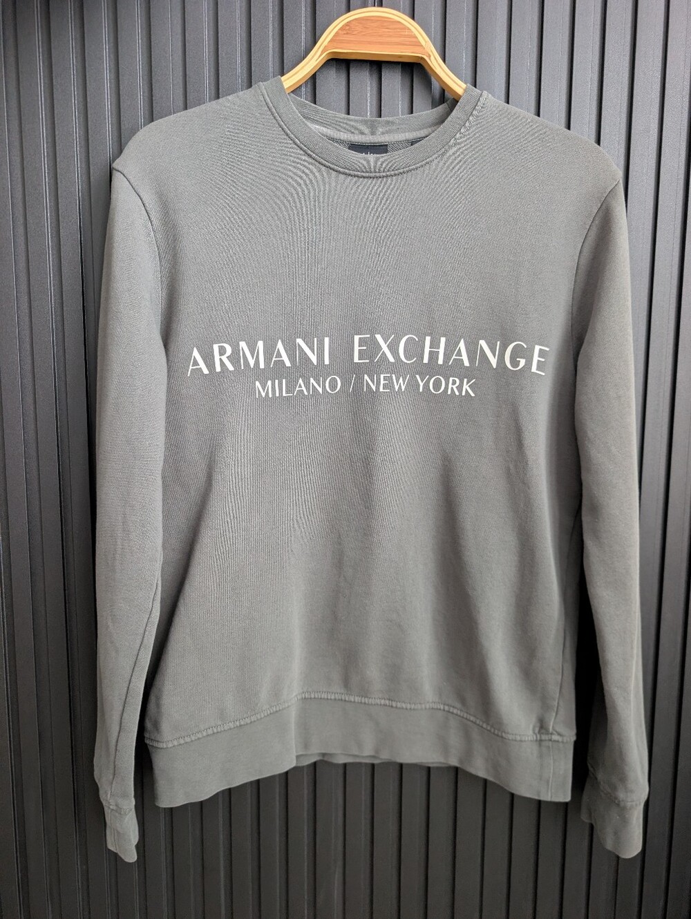 Armani Exchange Milano New York Crewneck Sweatshirt Size Small